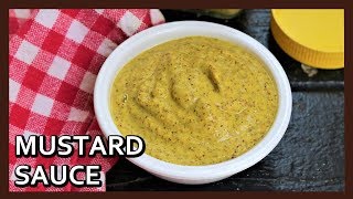 NO OIL Mustard Sauce recipe  How to make Mustard Sauce at home  Simple and Easy Mustard Sauce [upl. by Eleda]