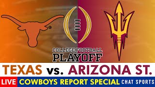 Texas vs Arizona State Live Streaming Scoreboard PlayByPlay Highlights CFP Quarterfinal On ESPN [upl. by Mallorie]