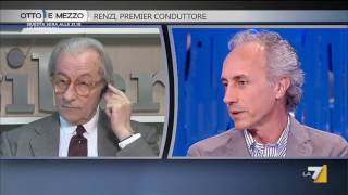 Travaglio lEditore di Libero ha fatto un grande favore a Renzi dando la direzione a Feltri [upl. by Aleemaj]