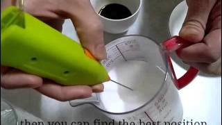 How To Make Latte Art with Mini Milk Frother [upl. by Bogart]