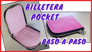 COMO HACER UNA BILLETERA POCKET FACIL  WALLET  CON MOLDES EN EL VIDEO  bnieves [upl. by Georgianne414]