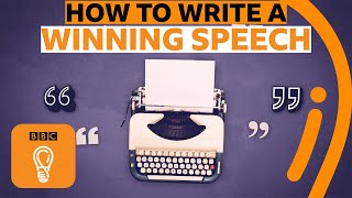 How to write a perfect speech  BBC Ideas [upl. by Eladnyl]