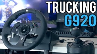 American Truck Simulator on the Logitech G920 [upl. by Olaznog89]