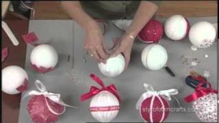 How to Make Five Ornaments in Five Minutes [upl. by Adelheid]