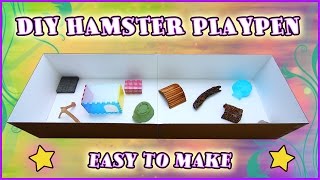 Easy 3 DIY Hamster Playpen [upl. by Corel619]