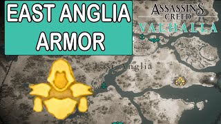 How to get Armor Gear in East Anglia Assassins Creed Valhalla Three Slots Statue [upl. by Ynnad613]