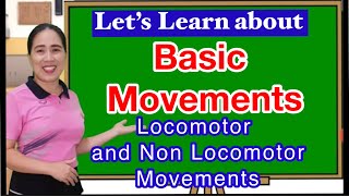 Locomotor and NonLocomotor MovementsDefinitions and Examples [upl. by Bass]