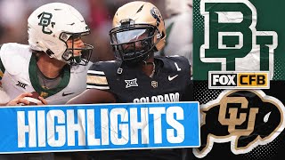 Baylor Bears vs Colorado Buffaloes Highlights  FOX College Football [upl. by Dotty]