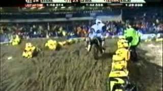 2005 AMA Supercross Rd Anaheim 1 main [upl. by Flosser]