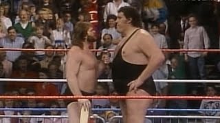 quotHacksawquot Jim Duggan vs Andre the Giant June 4 1988 [upl. by Carper618]