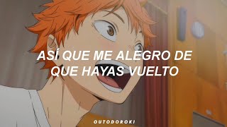 noisettes  never forget you sub español kagehina amv [upl. by Rimahs]