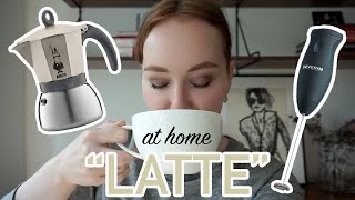 HOW TO MAKE A quotLATTEquot AT HOME moka pot  frother [upl. by Mowbray]