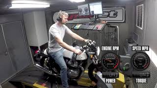 2019 Royal Enfield Continental GT 650 Dyno [upl. by Bonnell]