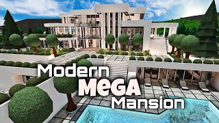 BLOXBURG MODERN MEGA MANSION TOUR [upl. by Aihsenrad]