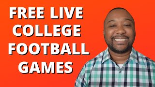 Free Live College Football Games [upl. by Assilana]