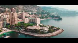 Aerial Tour of the Principality of Monaco [upl. by Eillam]