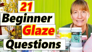 21 Beginner Glaze Questions  Pottery for Beginners [upl. by Derrej182]