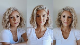 3 Ways to Curl SHORT Hair [upl. by Eloken]