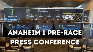 2024 SuperMotocross Round 1 Anaheim PreRace Press Conference [upl. by Anertal]