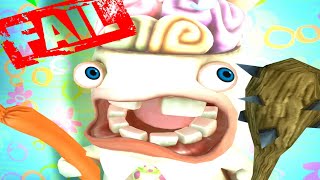 Rayman Raving Rabbids All MiniGames Fails  Game Over PS2 [upl. by Ruy]