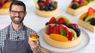 The BEST Fruit Tart Recipe [upl. by Aissatan612]