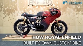 How Royal Enfield built its own custom race bike [upl. by Aehtela]