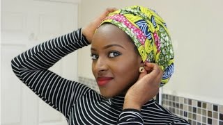 African Turban Tutorial 21  Ankara [upl. by Azil]