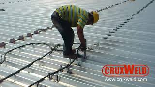 Shear Stud Welding to Metal Decking [upl. by Fons816]