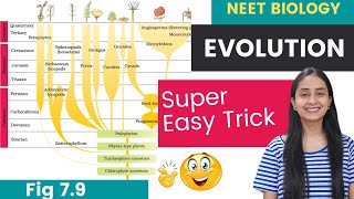 Easy TRICKS to Learn EVOLUTION of Plants  Fig 79  NEET Biology [upl. by Dar860]