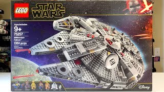 LEGO Star Wars 75257 MILLENNIUM FALCON Review 2019 [upl. by Olva]