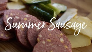 Venison Summer Sausage Recipe [upl. by Airpac]