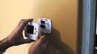 Honeywell Thermostat 5000 6000 Removal [upl. by Olenolin488]