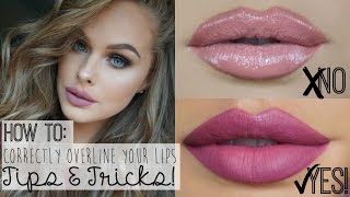 How To Overline your lips Tips amp Tricks [upl. by Tsiuqram]