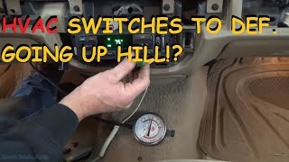 Mercury Grand Marquis  Switches To Defrost When Going Up Hill [upl. by Pooi203]