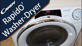 Candy RapidO washer dryer  Overview amp Test [upl. by Caitlin212]