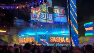 Sasha Banks WWE Main Events Wrestlemania 37 Night 1  Full entrance amp theme song ft Snoop Dogg [upl. by Attiuqram]