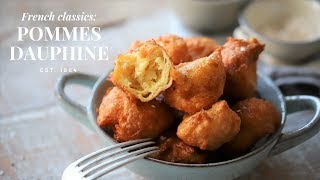 How to make pommes dauphine French potato puffs recipe [upl. by Riccio257]