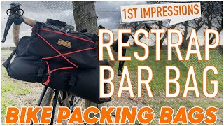 RESTRAP HANDLEBAR BAG  Bikepacking Bag 1st Impressions [upl. by Ardnasella]