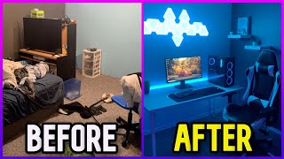 Transforming My Bedroom Into My Dream Gaming Setup NOT CLICKBAIT [upl. by Roswell873]