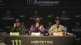 Monster Energy Supercross Press Conference Round 1  Anaheim 2024 [upl. by Westmoreland]