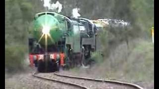 3801 and 3830 steaming up the grade into thirlmere [upl. by Iad]