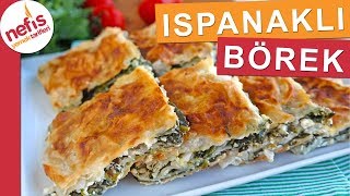 Sodalı Ispanaklı Tepsi Böreği  En pratik ıspanaklı börek yapımı [upl. by Dody]