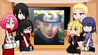 Uzumaki and Uchiha family react to Borusara [upl. by Khorma]