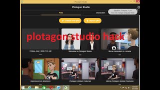 Hacked Plotagon studio download 2020 [upl. by Ailem]