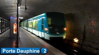 Porte Dauphine  Ligne 2  Métro de Paris  RATP MF01  2014 [upl. by Scibert405]