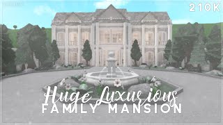 Bloxburg  Huge Luxurious Family Mansion Build 200k [upl. by Weigle]